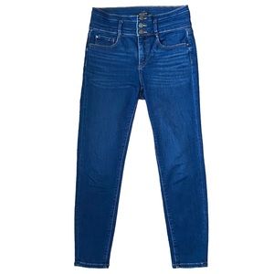 Ann Taylor Denim High Waist Dark Wash The Skinny Jean